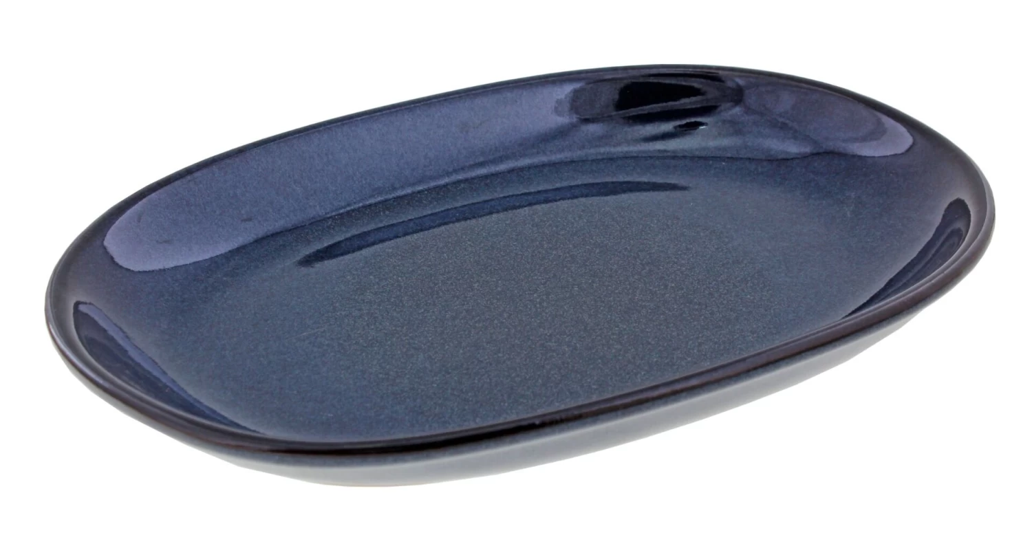 Oldenhof 1821 Ovale Serveerschaal ø 30,5 X 21 Cm Aardewerk Indigo Blauw 1 Oldenhof 1821 Ovale Serveerschaal ø 30,5 X 21 Cm Aardewerk Indigo Blauw