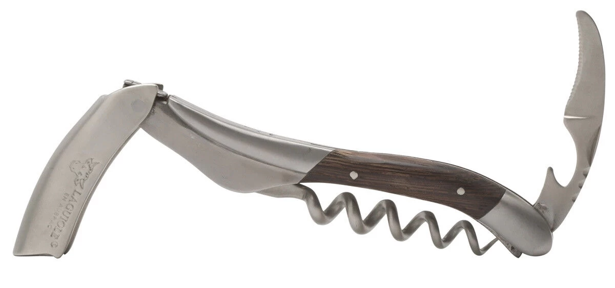 Laguiole En Aubrac Kelnersmes 12 Cm Wengéhout Bruin 1 Laguiole En Aubrac Kelnersmes 12 Cm Wengéhout Bruin