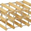 Traditional Wine Rack Co. Wijnrek Voor 12 Flessen Lichte Eik 42 X 22,8 X 22,8 Cm