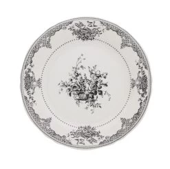 Gien Fleurs Dessertbord ø 22 Cm Keramiek Crème