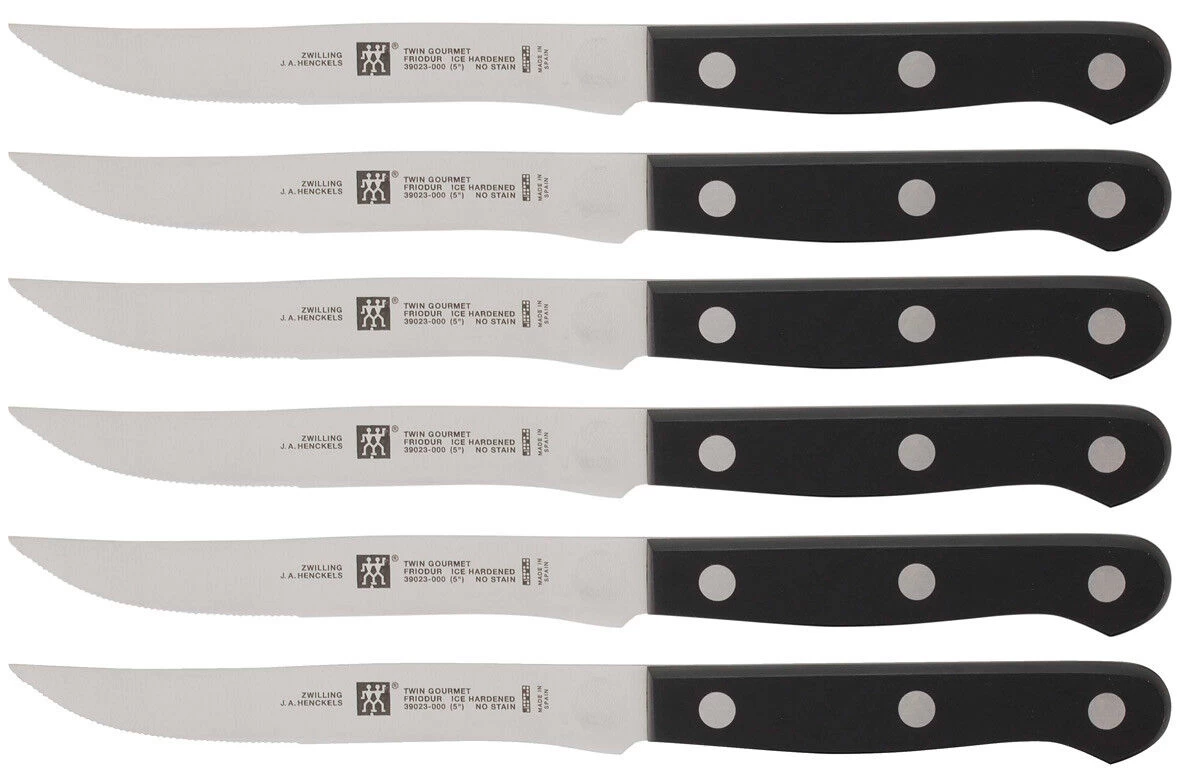Zwilling Twin Gourmet Steakmessenset 6 Stuks 1 Zwilling Twin Gourmet Steakmessenset 6 Stuks