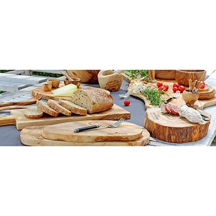 Bowls And Dishes Pure Olive Wood Serveerplank 55-60 Cm Olijfhout 3 Bowls And Dishes Pure Olive Wood Serveerplank 55-60 Cm Olijfhout - Afbeelding 3