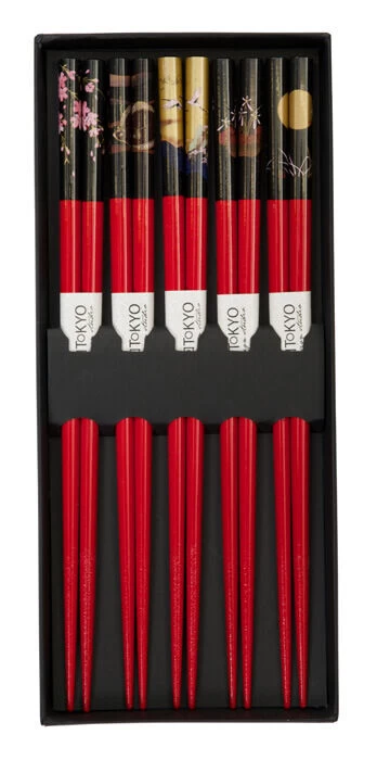 Oldenhof Eetstokjes 22,5 Cm Hout Red 5 Stuks 1 Oldenhof Eetstokjes 22,5 Cm Hout Red 5 Stuks