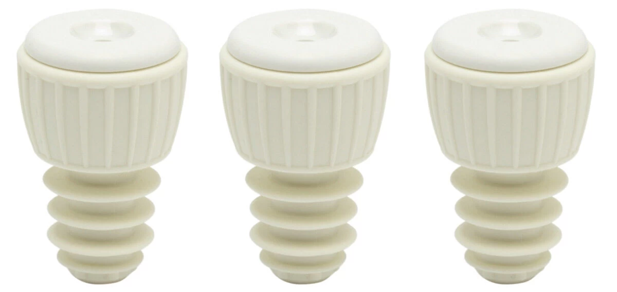 FoodSaver Wijnstoppers 5 Cm Kunststof Wit 3 Stuks 1 FoodSaver Wijnstoppers 5 Cm Kunststof Wit 3 Stuks