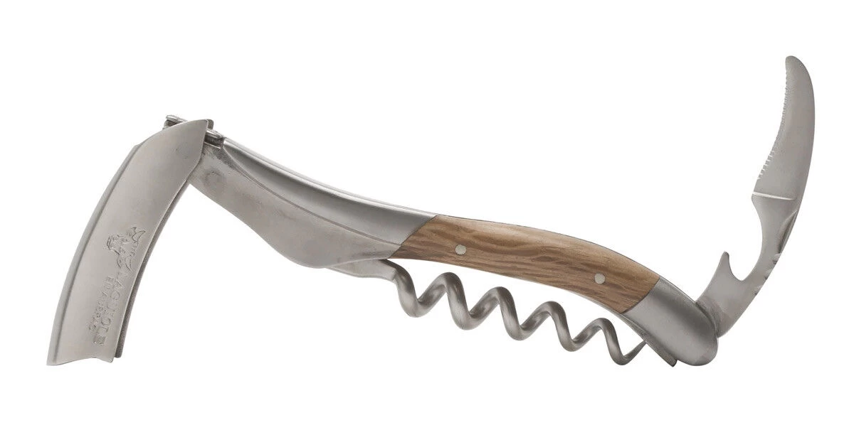 Laguiole En Aubrac Kelnersmes 12 Cm Eikenhout Bruin 1 Laguiole En Aubrac Kelnersmes 12 Cm Eikenhout Bruin