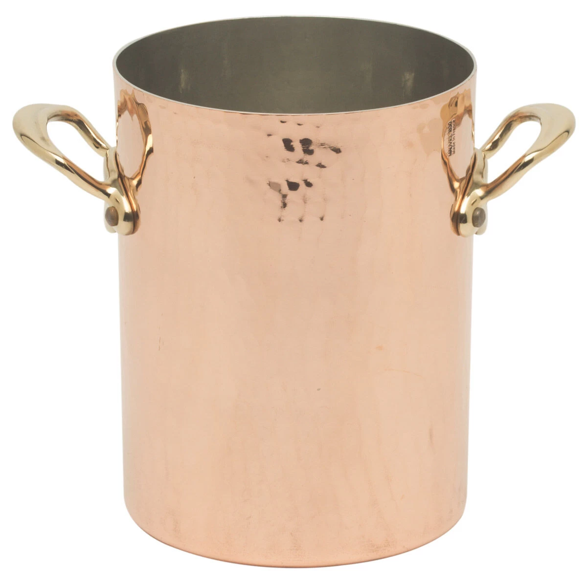 Mauviel M'30 Rechte Wijnemmer ø 20 Cm Koper Messing Greep 1 Mauviel M'30 Rechte Wijnemmer ø 20 Cm Koper Messing Greep