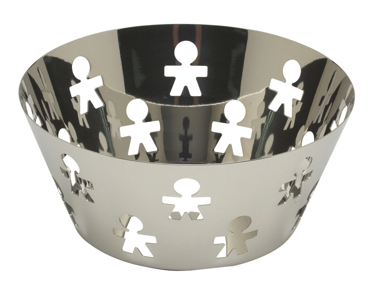 Alessi Girotondo Schaal ø 20 Cm Rvs Glans 1 Alessi Girotondo Schaal ø 20 Cm Rvs Glans