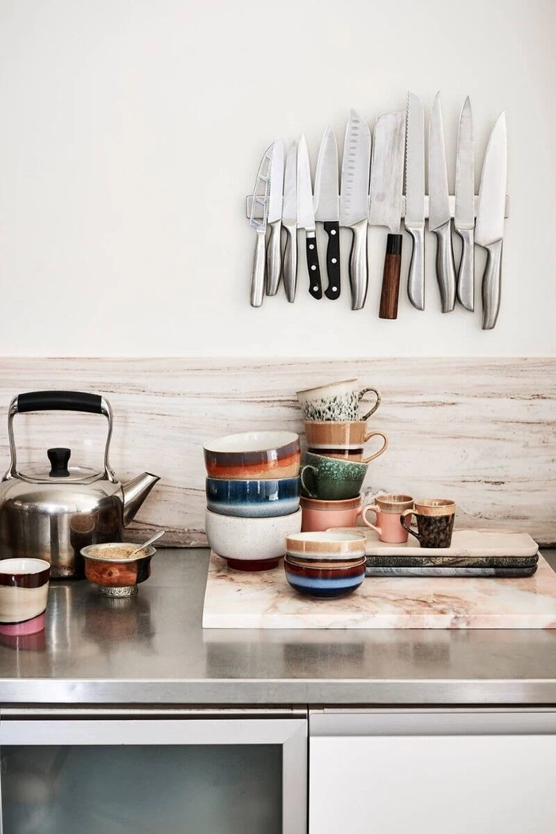 HK Living 70's ACE6864 Virgo Cappuccinomok 300 Ml Aardewerk Grass-Stream-Hail-Rock 4-delig 5 HK Living 70's ACE6864 Virgo Cappuccinomok 300 Ml Aardewerk Grass-Stream-Hail-Rock 4-delig - Afbeelding 5