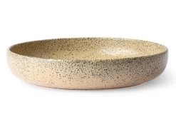 HK Living ACE6941 Gradient Diep Bord ø 21,5 Cm Perzikkleurig 2 Stuks