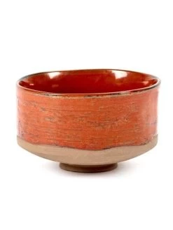 Serax Merci Meal X3 Kom No 1 Large ø 15 Cm Aardewerk Rood/bruin