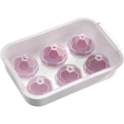 Westmark Crystal Ijsblokjesvorm Met Deksel Voor 6 Ijsblokjes Silicone Wit 1 Westmark Crystal Ijsblokjesvorm Met Deksel Voor 6 Ijsblokjes Silicone Wit