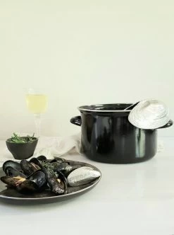 Oldenhof Zeeuwse Mosselschep Zilvertin -Tableware Verkoop mosselschep 24