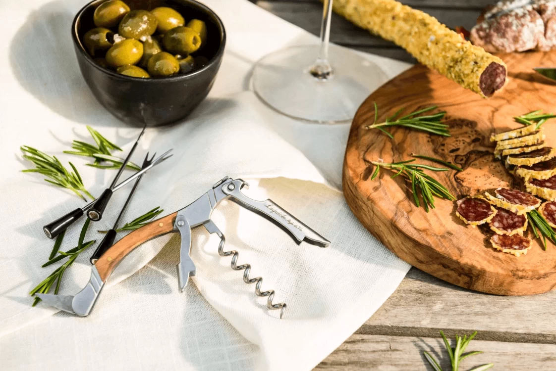 Laguiole Style De Vie Luxury Line Kurkentrekker Olijfhout 2 Laguiole Style De Vie Luxury Line Kurkentrekker Olijfhout - Afbeelding 2