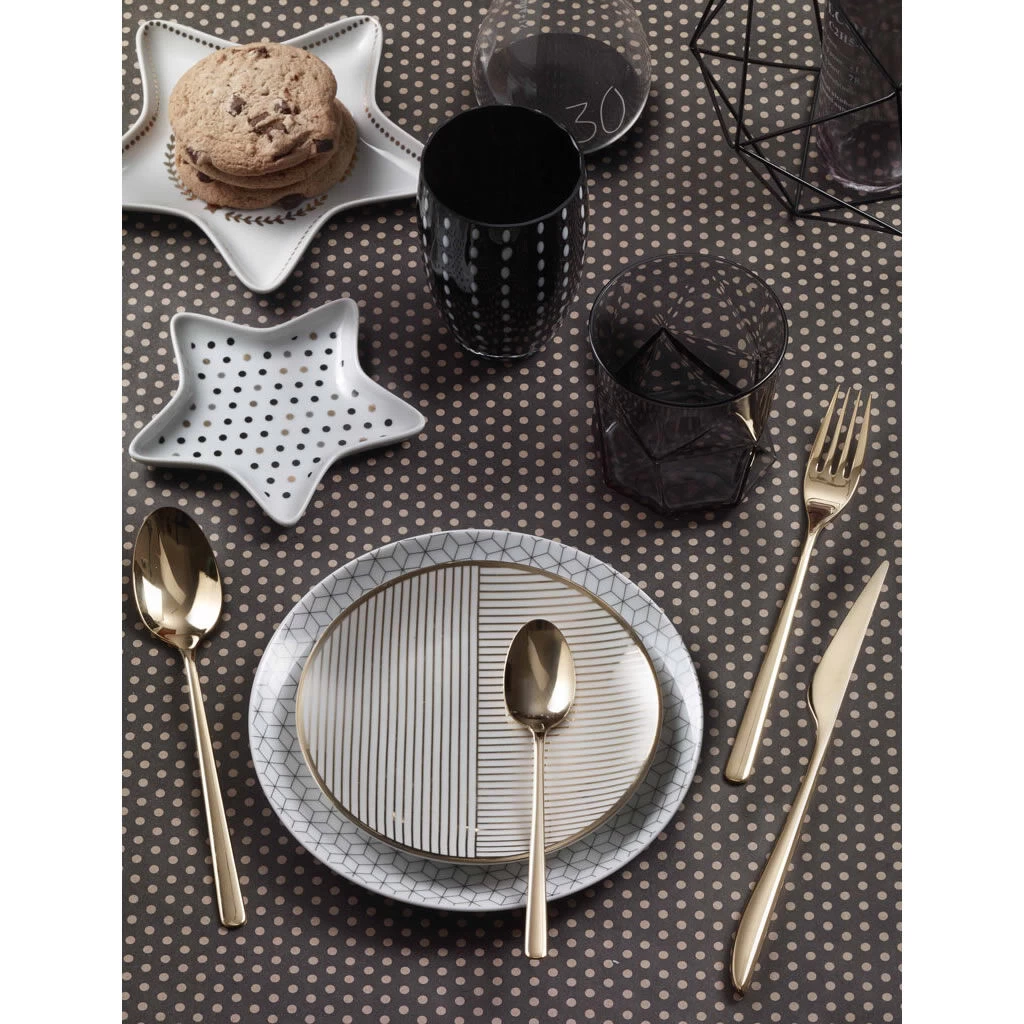 Pintinox Florence Gold Bestekcassette 6-persoons Rvs 24-delig 2 Pintinox Florence Gold Bestekcassette 6-persoons Rvs 24-delig - Afbeelding 2